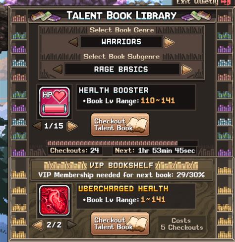 idleon vip bookshelf.